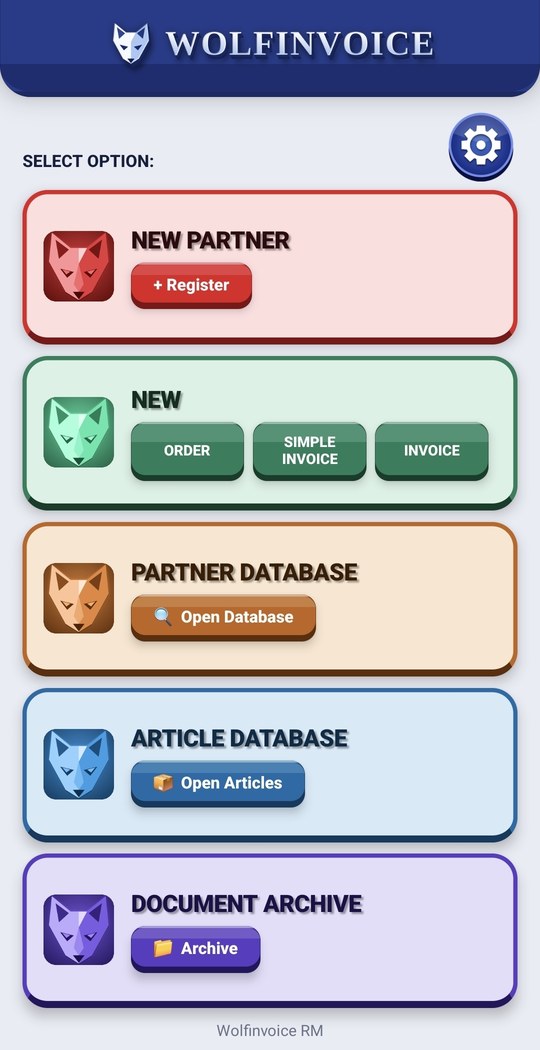 WolfInvoice – Invoices, orders and PDFs on your phone
